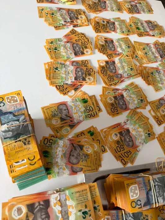 Stack of $50 notes